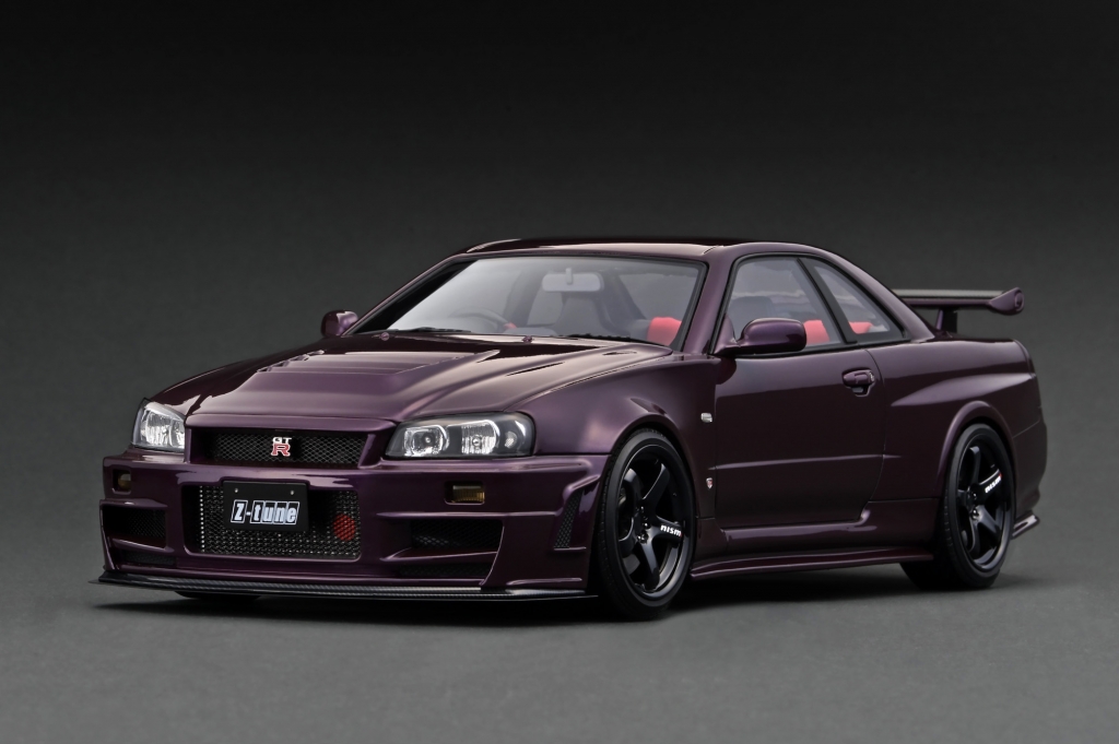 新作公開！ 1/18スケール「ニスモ R34 GT-R Z-tune」カラーサンプルUP