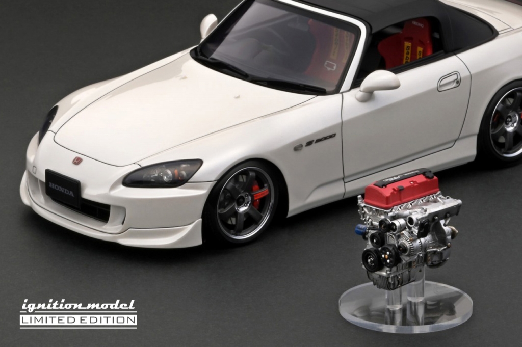 明日、1/18エンジン付 WEB限定モデル「Honda S2000 (AP2)」受注