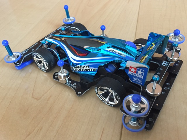 タミヤ アバンテ ブルーメタリックボディ(超希少) タミヤ アバンテ
