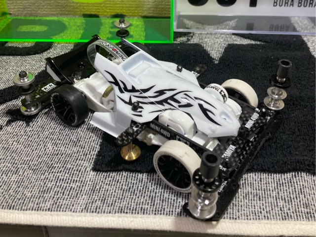 ミニ四駆 完成品 FM-Aカスタムマシン サンダーショットjr 2台セット ミニ