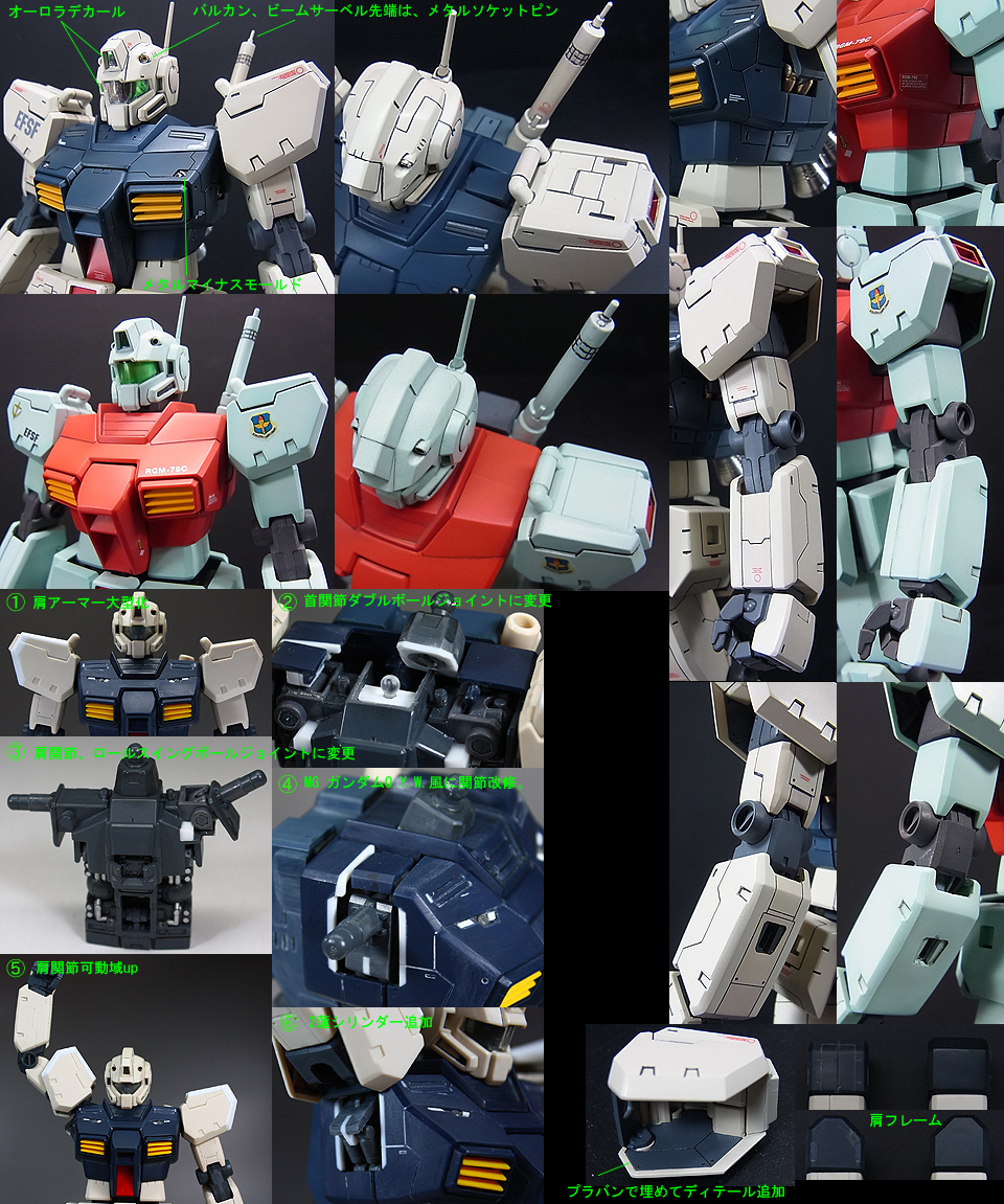 MG ジム改 塗装完成品 MGジム改 #1 製作開始 : yosshiro-labo