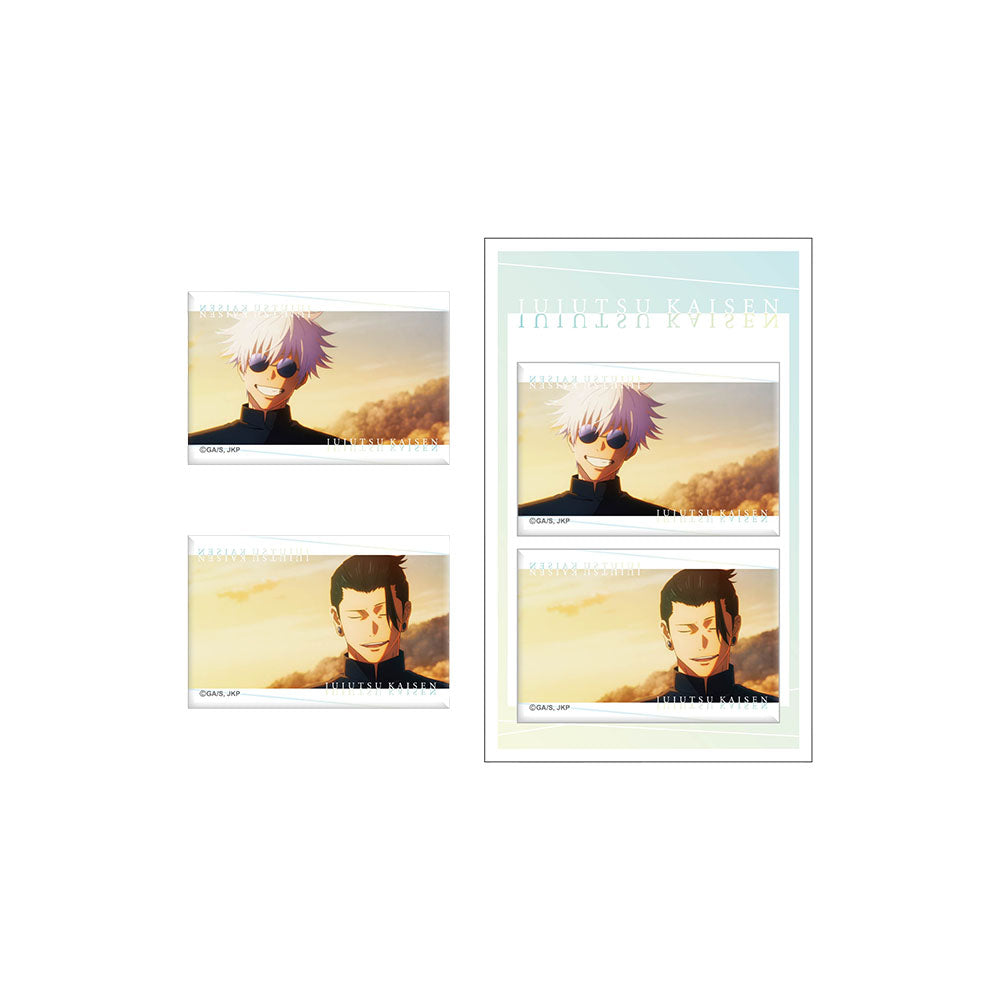 呪術廻戦PLAZA プラザ 懐玉 場面写 スクエア 缶バッジ A B 五条 夏油