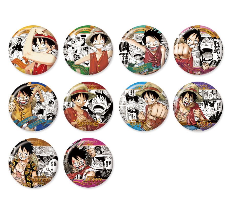 ワンピース Hello ONE PIECE 缶バッジセット ルフィ ワンピース 展