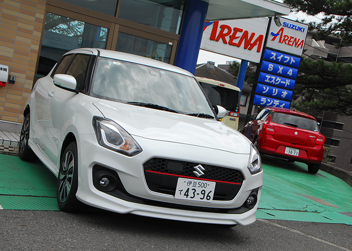 The SUZUKI！ 4代目スイフトRStを三島スカイウォークへ試乗！ – スズキ