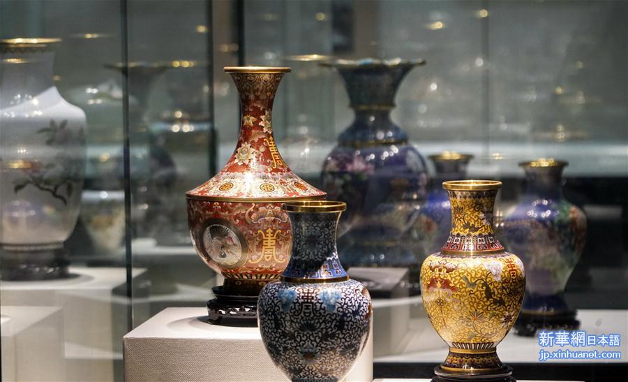 中国景泰蓝 マルチカラーエナメルコレクターズアンティーク装飾 中国