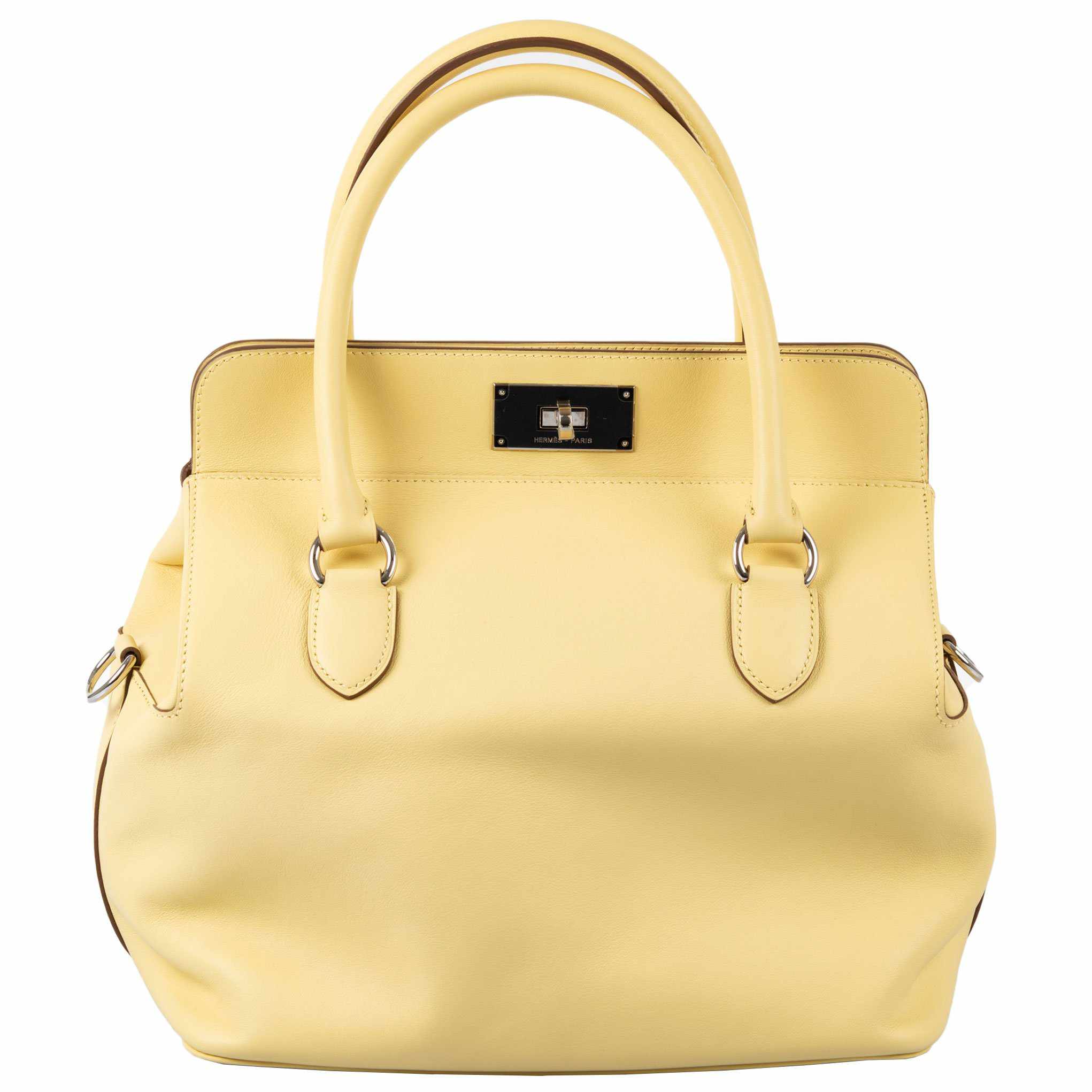 Hermes Toolbox 26 Jaune Poussin Swift Palladium From | JANEFINDS