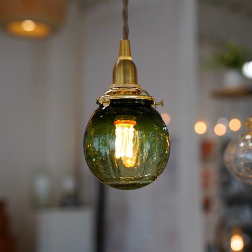 ️⃣プロフ必読！アンティーク オファー 花リム ペンダントライト 透明