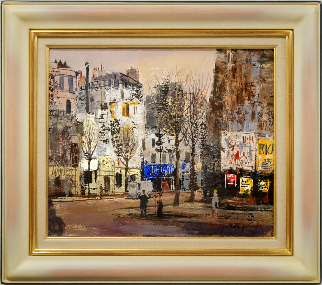 増田誠「アベニュ・ド・メン」油絵・F8号 絵画買取・販売の小竹美術