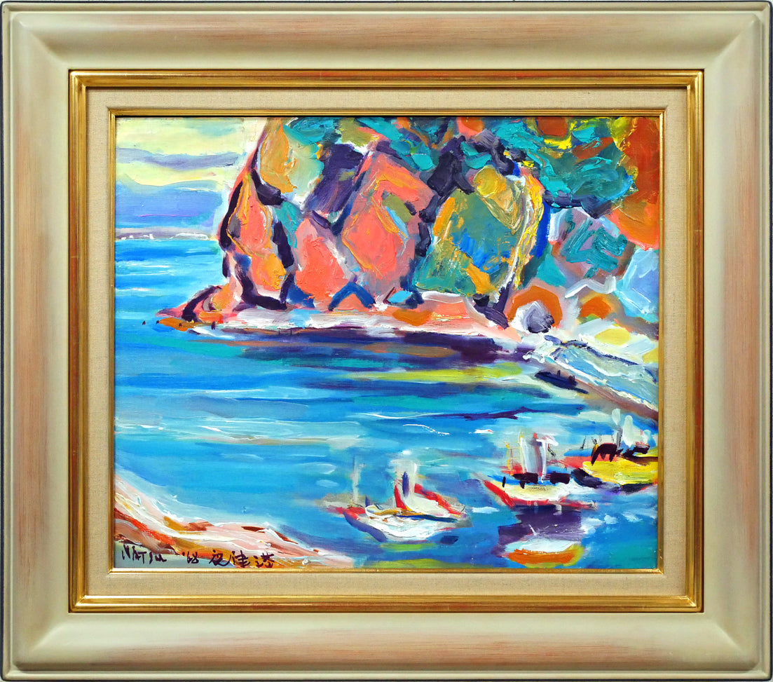 油絵 98歳まで天命を全うした画家 古川 幸 の作品 ドール F8号 油絵 98