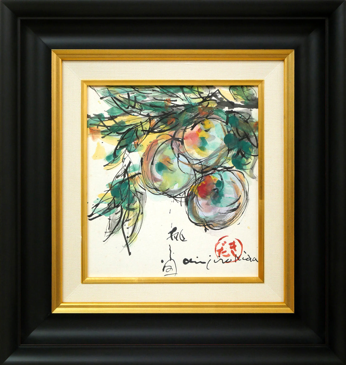 日本画風景画斉藤和原画真作絵画43