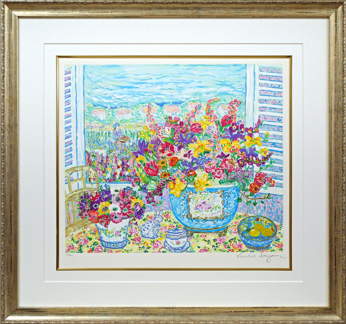 レスリー セイヤー（Leslie SAYOUR）「フレグラントブーケ」シルク