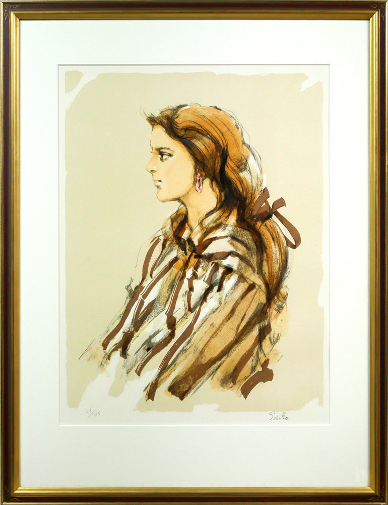 真作】版画斎藤三郎リトグラフセビリアの華スペイン舞踏箱入X13