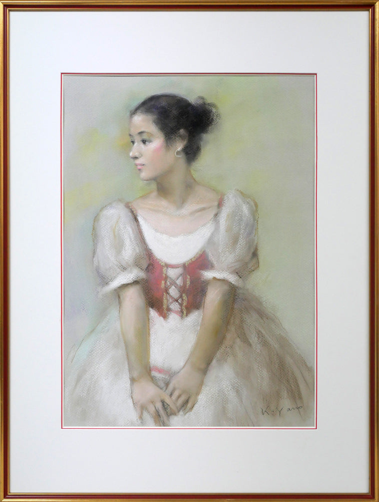 19世紀 パステル美人画 19世紀 パステル美人画