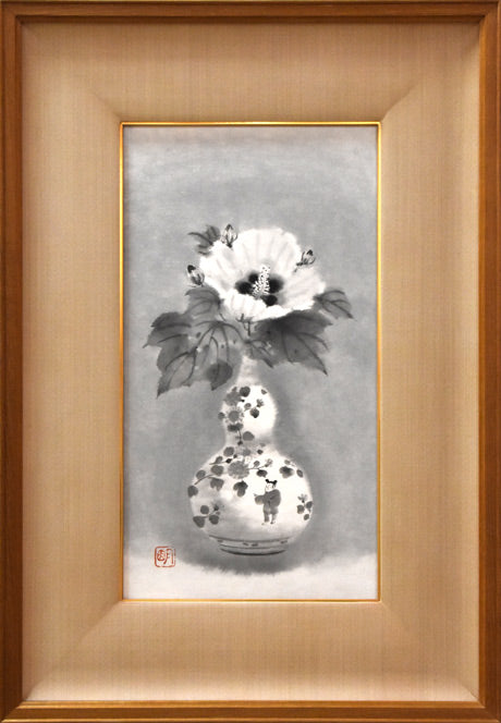 久保吉郎 油絵 華 花 絵画 16 久保吉郎 油絵 華 花 絵画 16