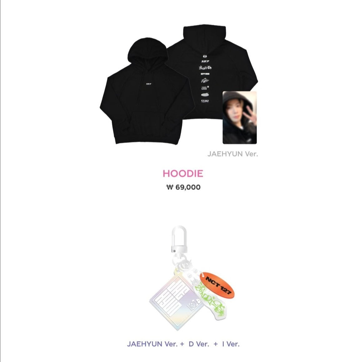 NCT127 질주 2baddies フーディー パーカー ヘチャン NCT127 질주