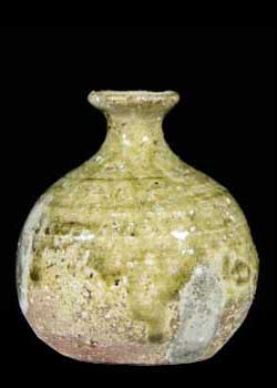 信楽焼徳利-高橋楽斎 – 黒金の舎