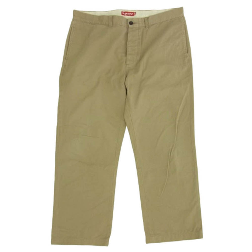 supreme Supreme シュプリーム チノ パンツ ベージュ系 34 30 ワーク