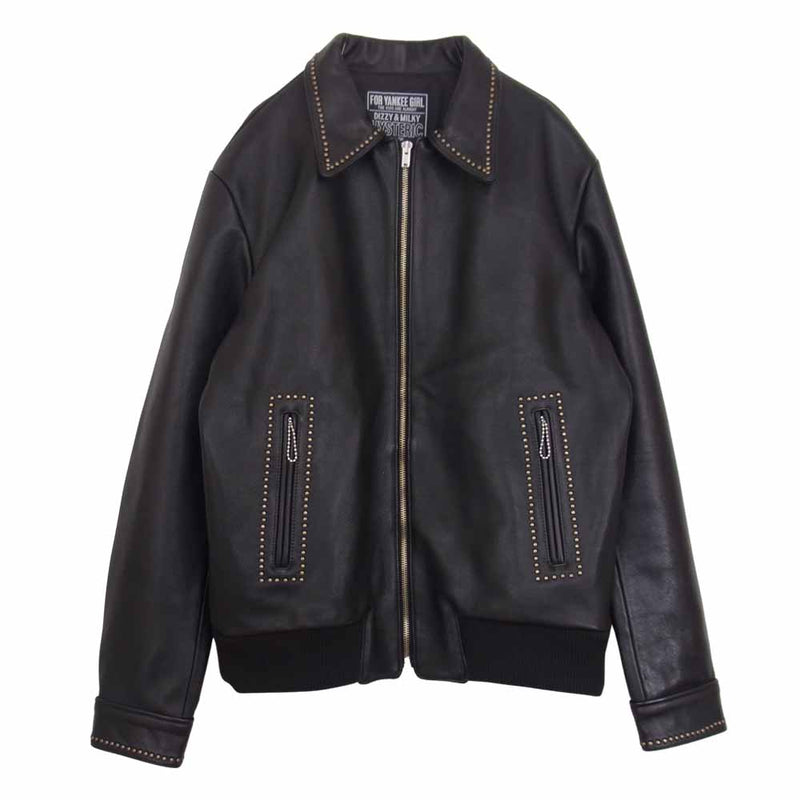 節約 ヒステリックグラマー レザーライダースジャケット フリーサイズ