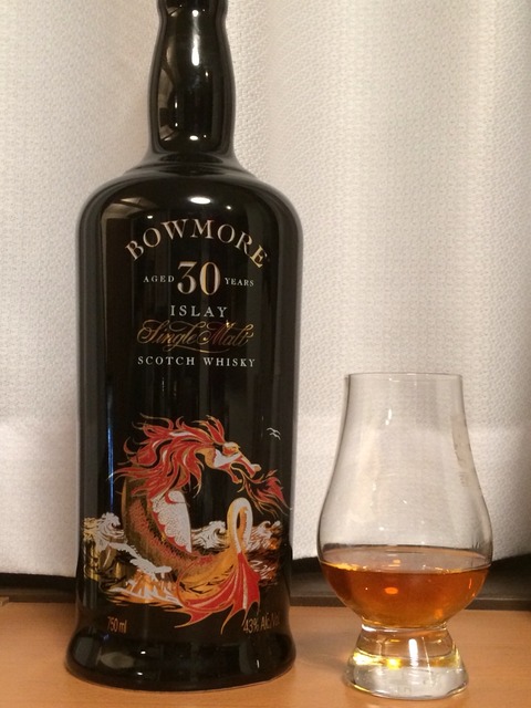 ボウモア30年 ドラゴン セラミックボトル 1990年代流通 : くりりんの