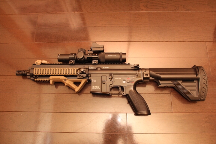 HK 416D トイガン VICTOPTICSスコープ付き HK 416D トイガン