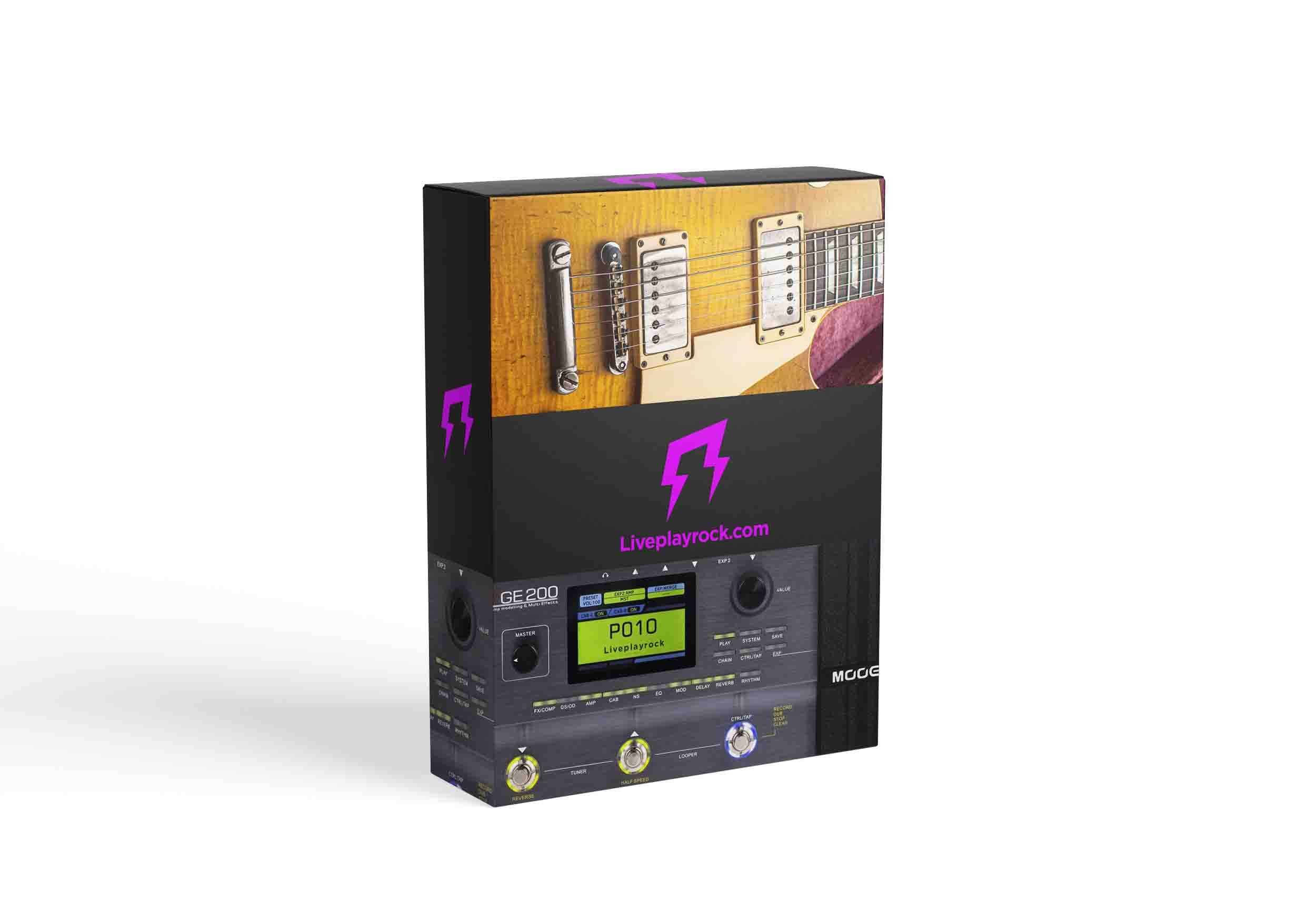 Mooer GE 200 Gary Moore | custom guitar patches by Liveplayrock