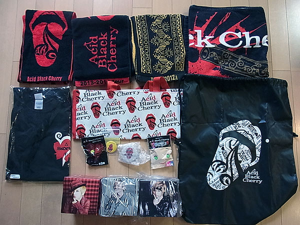 Acid Black Cherry グッズセット タオル CD Tシャツ バッグ 他 Janne