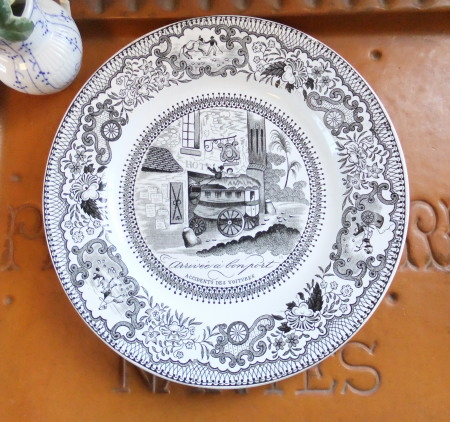 AS3307 フランス グリザイユ プレート