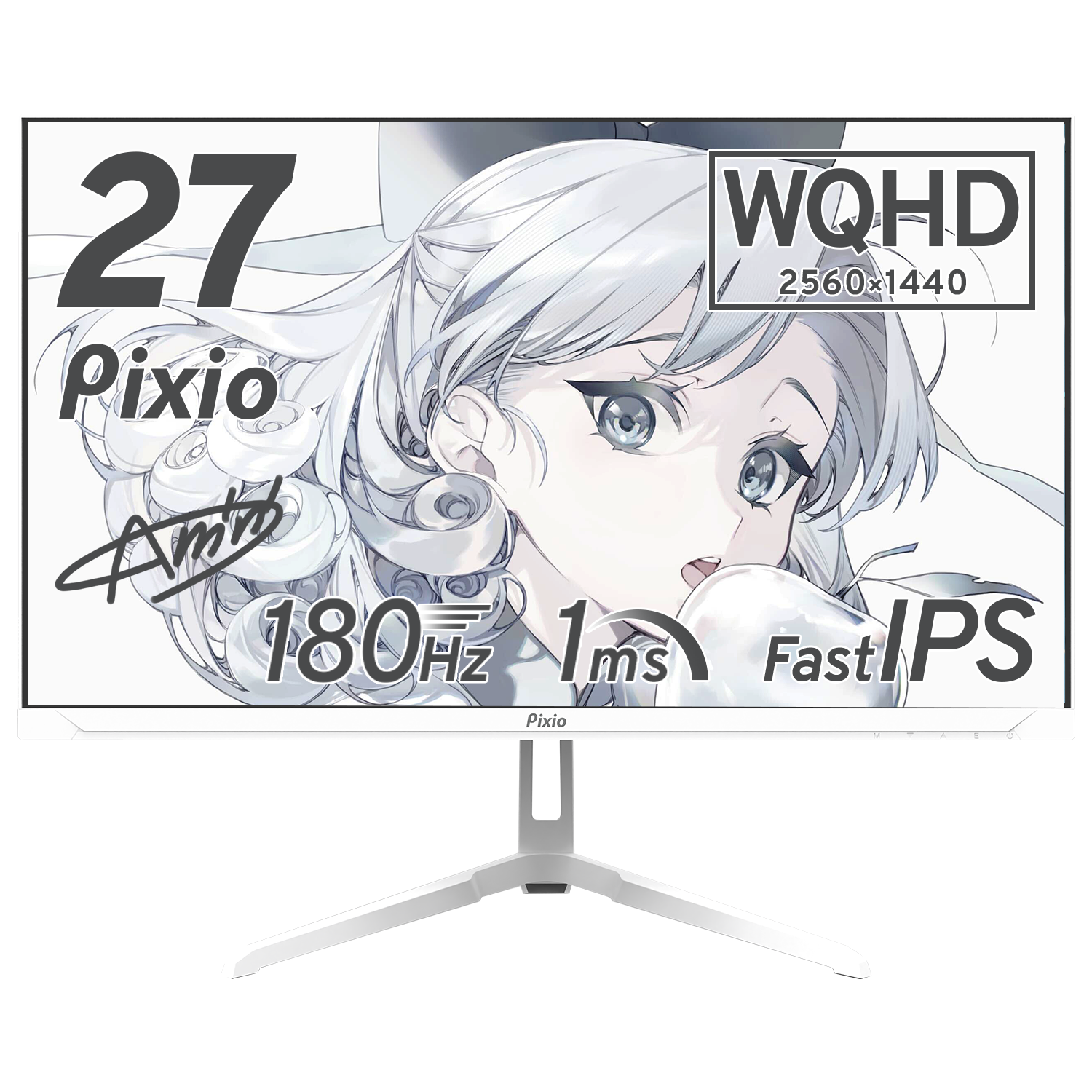 PX278WAVEW / ホワイト | 27インチ 180Hz WQHD Fast IPSゲーミング