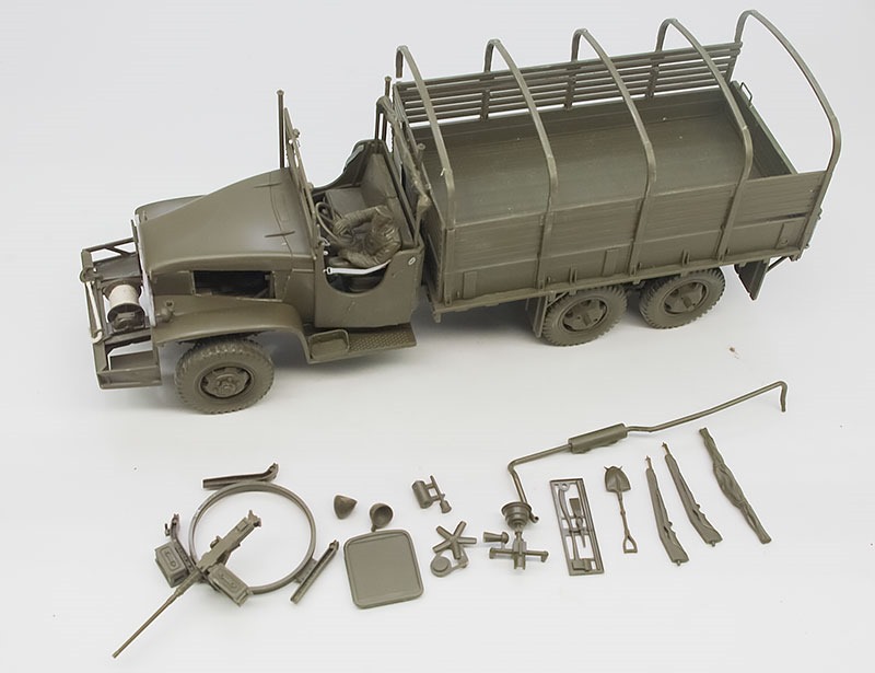 プラモ日記 » アメリカ・2.5t6×6カーゴトラック その2 組立て完了