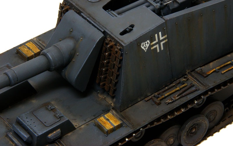 プラモ日記 » ドイツ・12.8cm重自走砲シュトゥーラ・エミール その8 完成!!