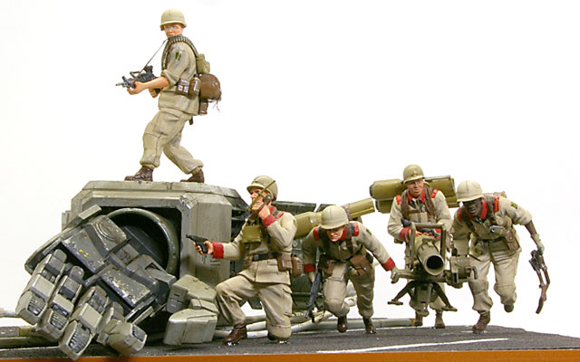 1/35 UC 地球連邦軍対MS特技兵セット ジオン公国軍 サイクロプス隊