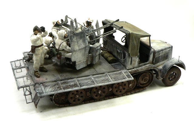 プラモ日記 » ドイツ・8トンハーフトラック4連高射砲 その9 完成!!