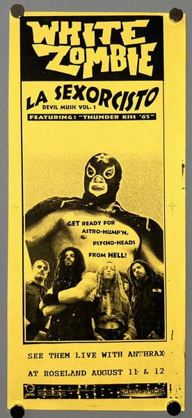 WHITE ZOMBIE & THE RAMONES ポスター WHITE ZOMBIE & THE RAMONES
