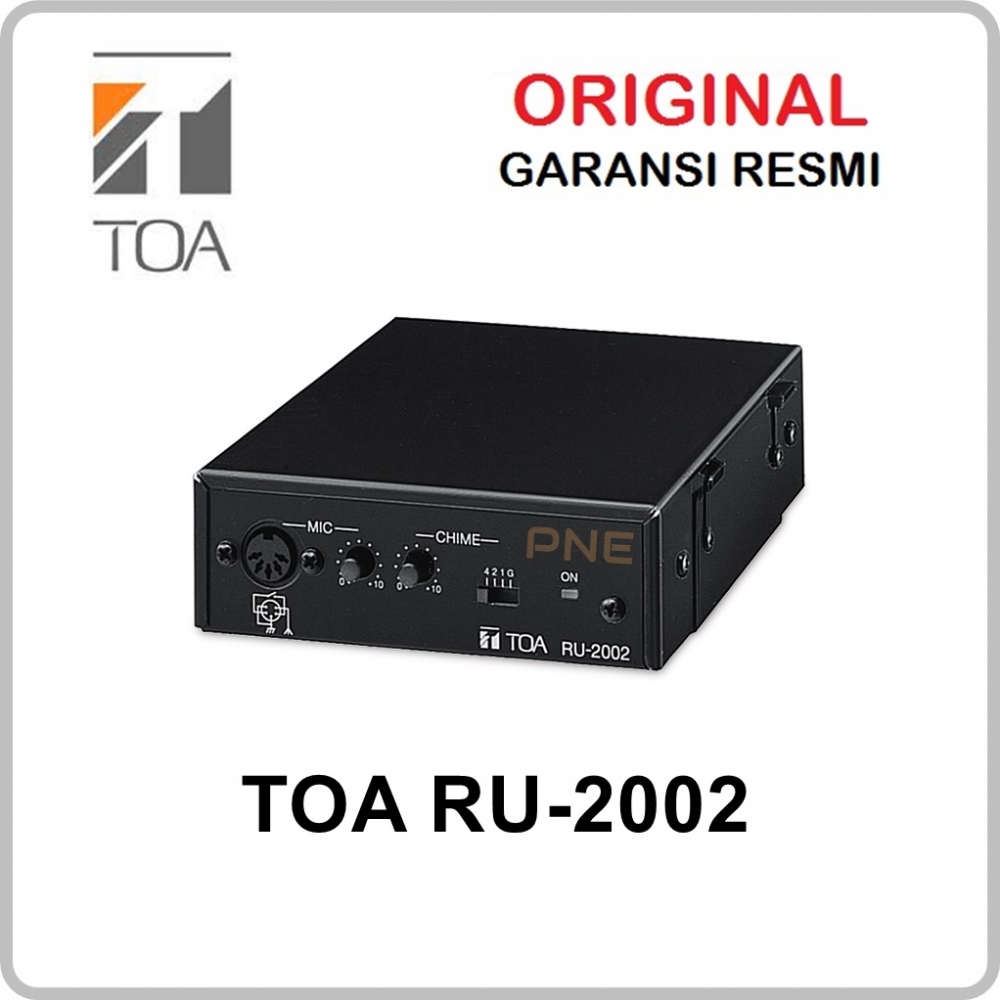 RU-2002 PAアンプ リモートユニット TOA オンライン