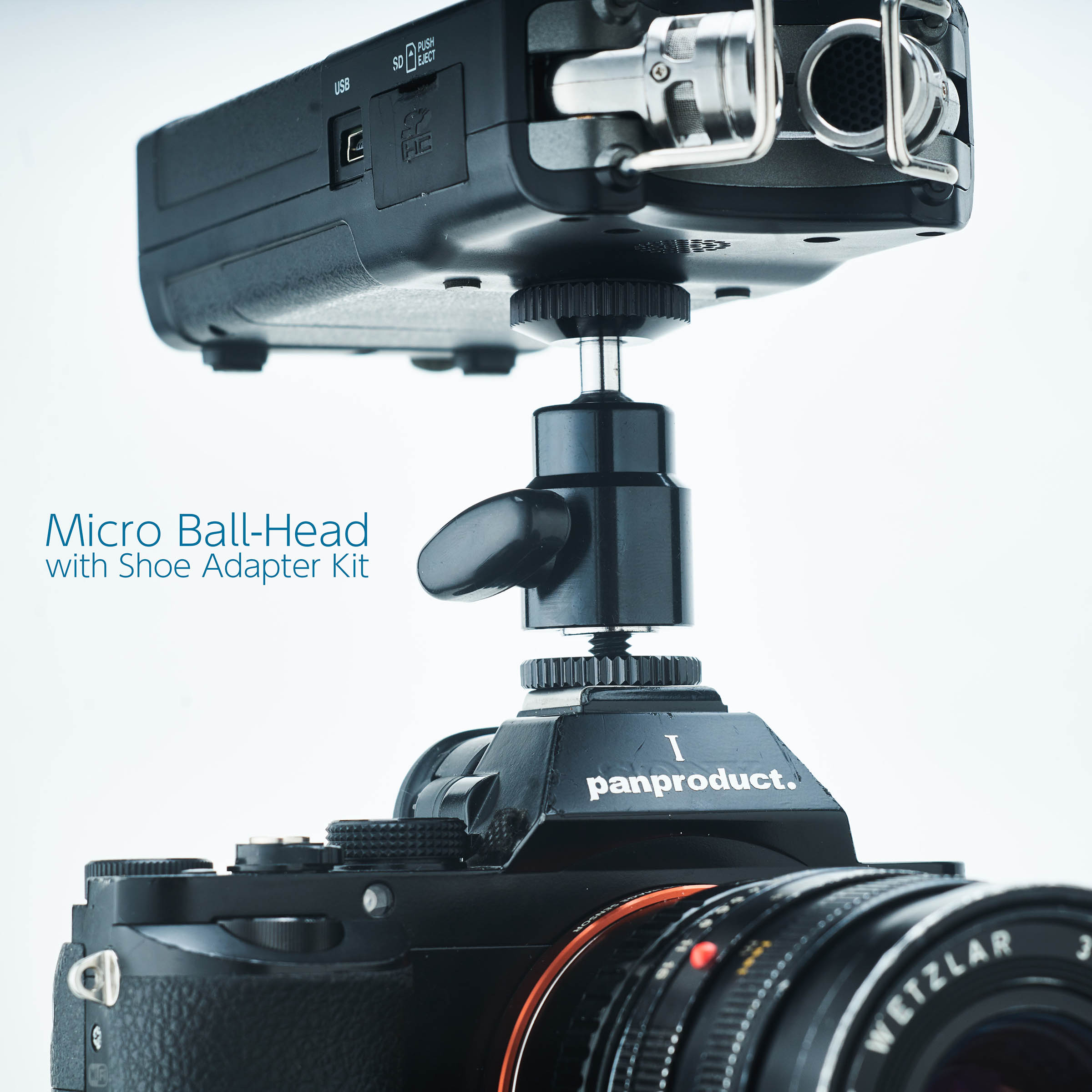 超小型自由雲台「Micro Ball-Head with Shoe Adapter Kit」の強さの
