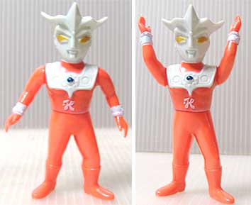 当時物 ウルトラマンレオ パチ ソフビ 無版権 バンザイポーズ 未開封