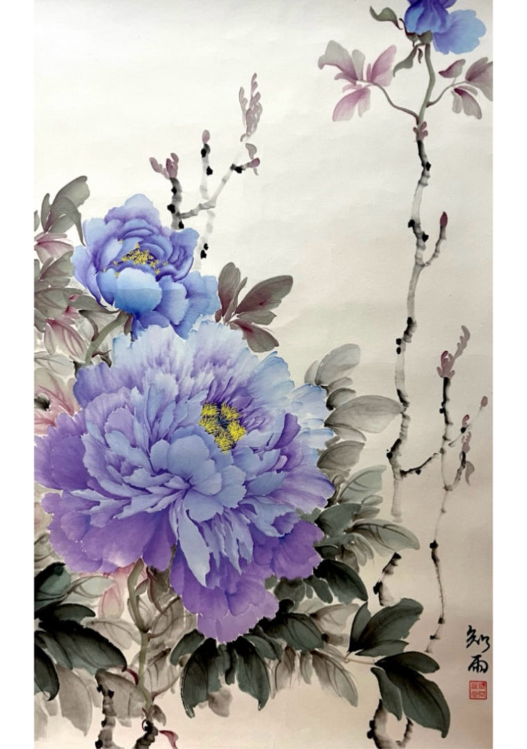 水墨国画】牡丹｜光攒麝月– 莱茵书店Rheinbook