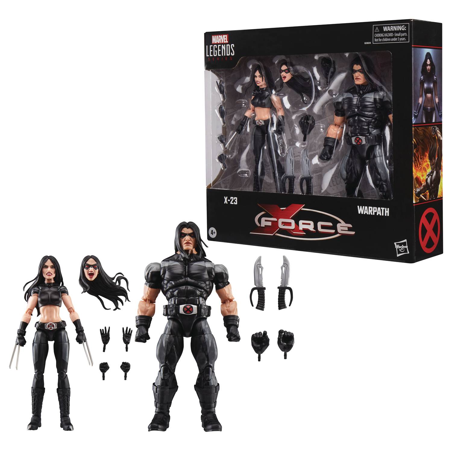 PRE-ORDER) MARVEL LEGENDS X-FORCE X-23 & WARPATH 6IN AF 2PK