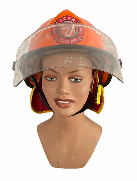 アメリカ実物消防士ヘルメット オークランド消防署 ファイアファイター