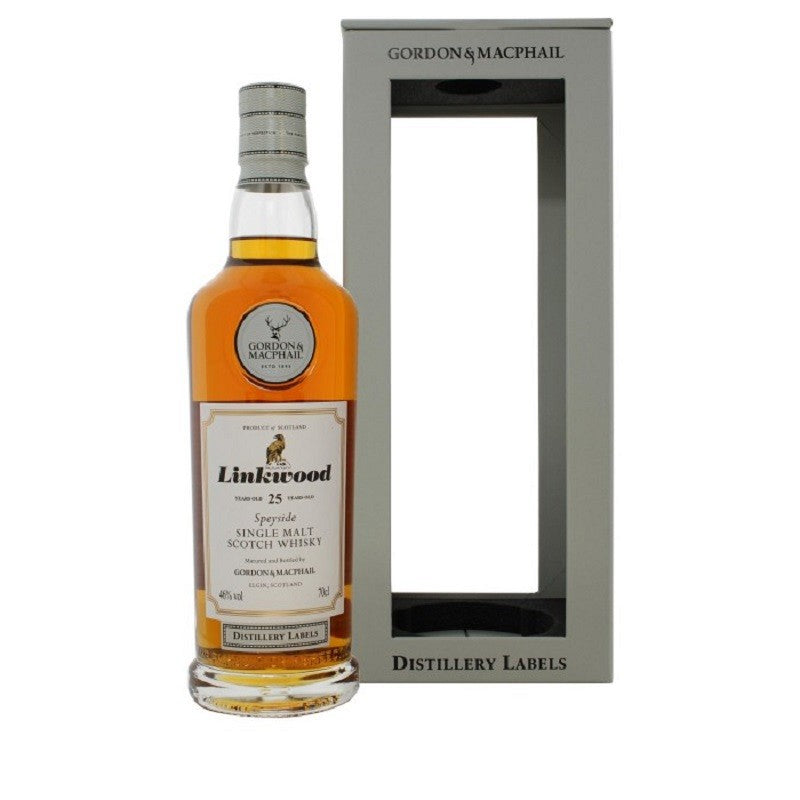 linkwood 25 year old distillery labels gordon and macphail 46