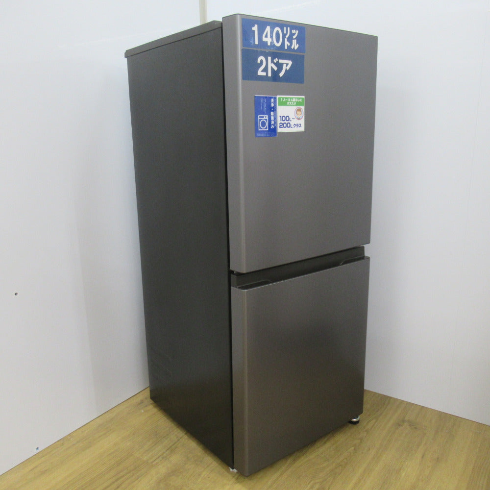 ③ 訳アリ 高年式 冷蔵庫 135L 2023年製 AQUA AQR-14N(S) シルバー 2
