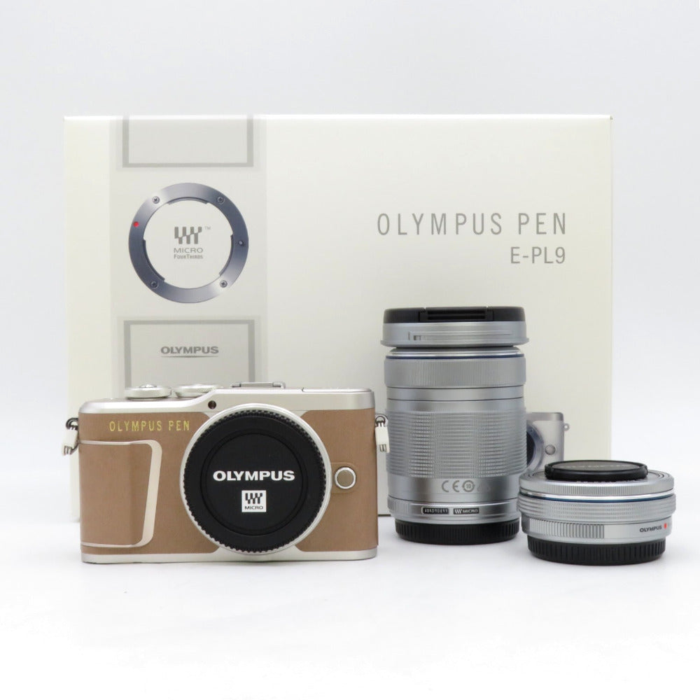 OLYMPUS PEN E-PL9 ダブルズームキット＋単焦点レンズ＋カバー等 PEN E