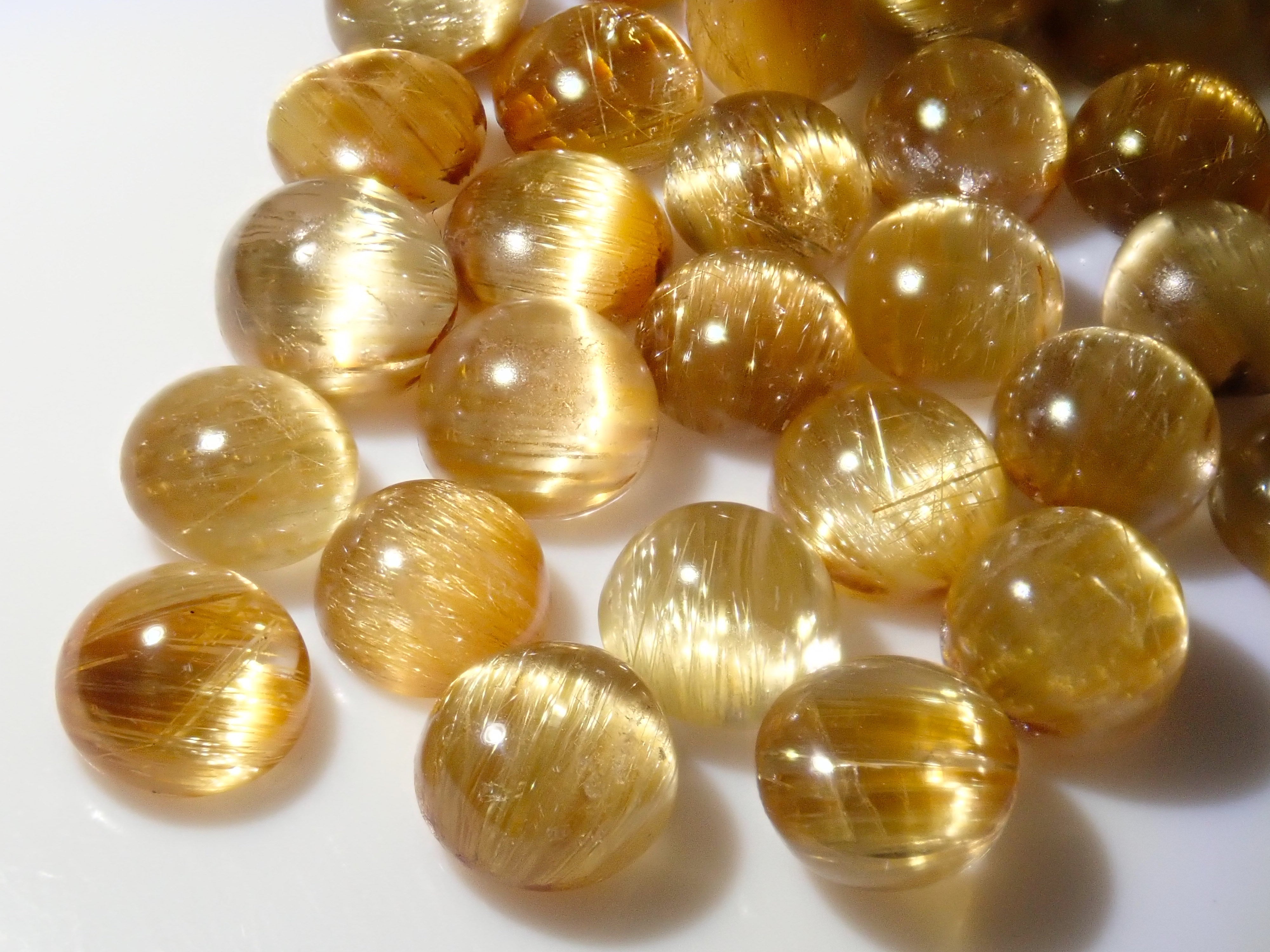 ニケミャンマー産ブルースピネル、ブラジル産ルチルクオーツ☆オーダー