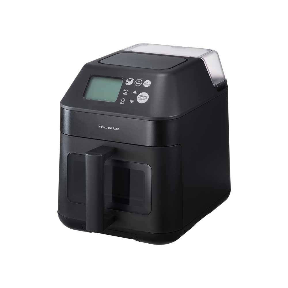 recolte(レコルト) ハイスチームエアーオーブン ナチュラルブラック