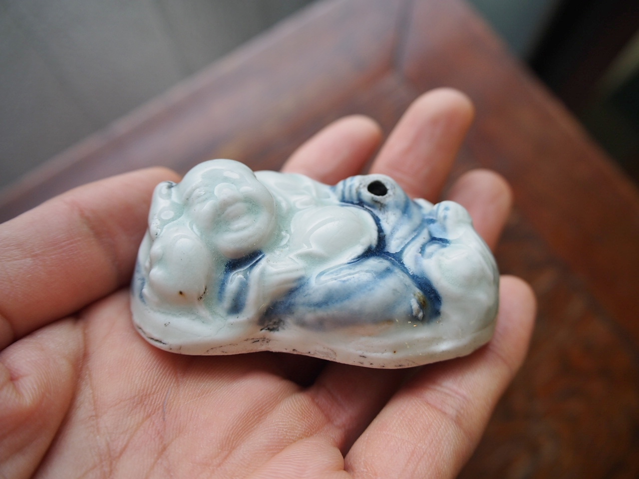 骨董水妖｜古伊万里布袋水滴