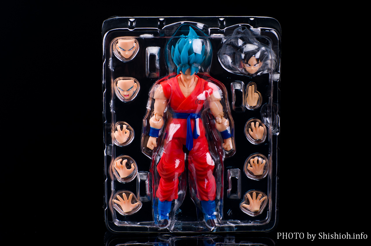 ドラゴンボール 孫悟空 超サイヤ人ブルー ゴッド フィギュア S.H.