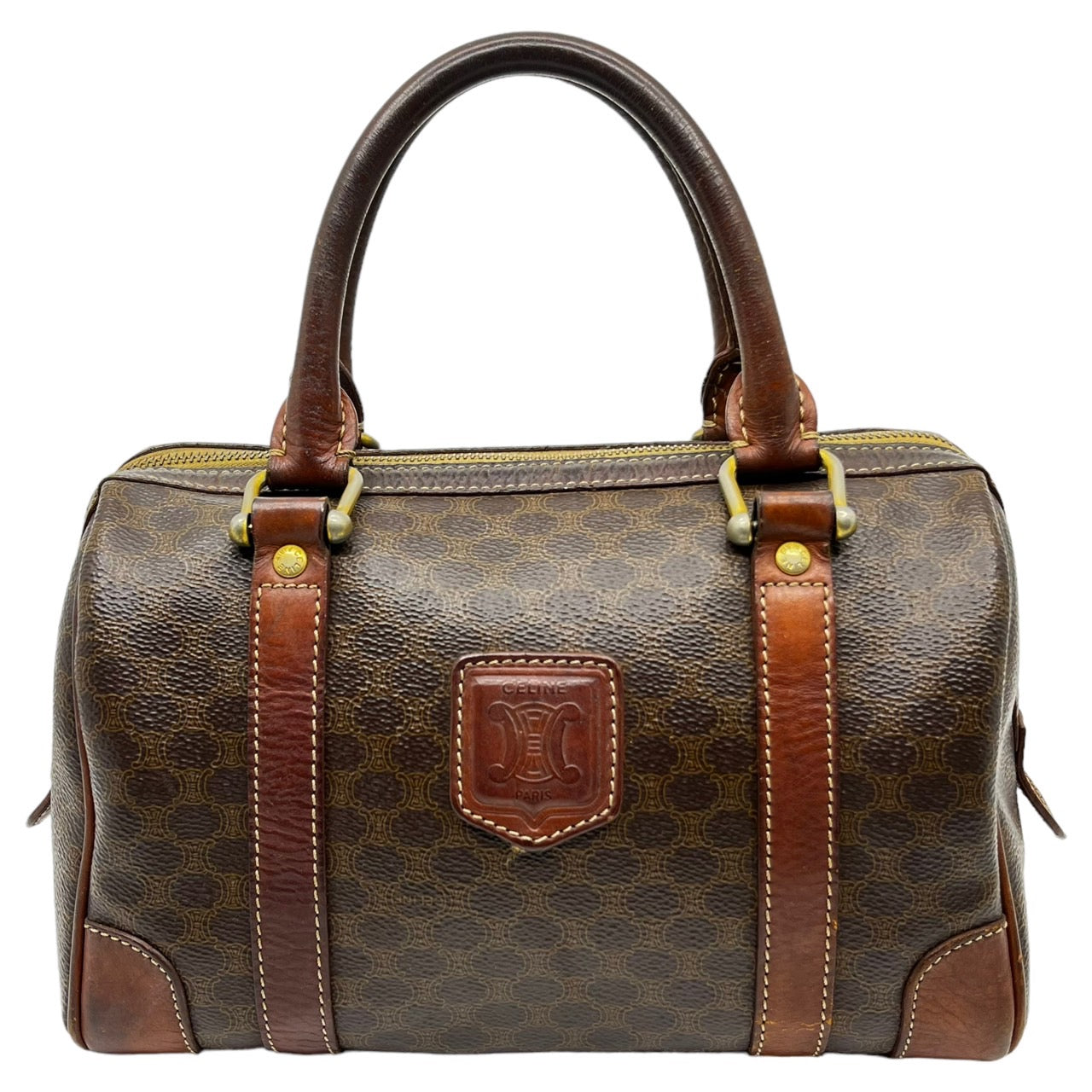 セリーヌ CELINE ボストンバック マカダム柄