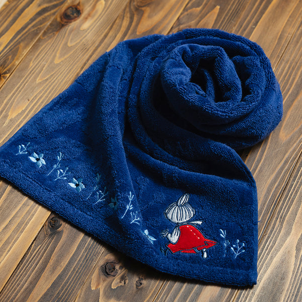 フェイスタオル（ネイビーガーデン）1405050400 - MOOMIN SHOP