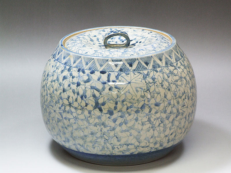 九谷焼【大井孝夫作】春秋 水指 – 漆陶舗あらき 輪島塗 九谷焼 山中塗