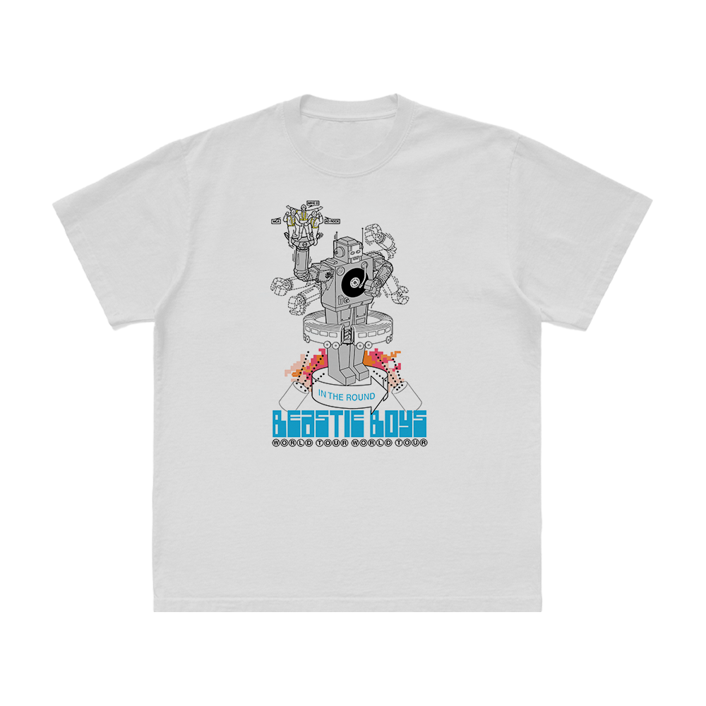 Hello Nasty Robot White T-Shirt - Beastie Boys Official Store